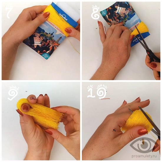 Как сделать куклу-мотанку из пряжи и из ткани с фото и видео