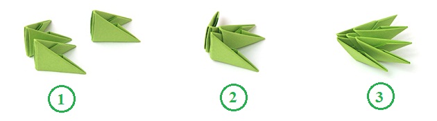 Схемы оригами из модулей на русском языке: простые уроки для начинающих