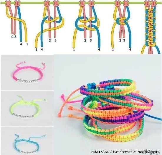 Плетение из трубочек: браслеты пошагово для начинающих с фото и видео