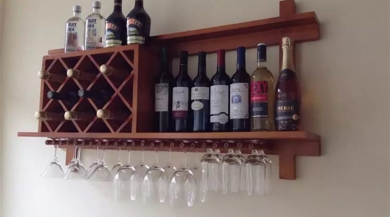 Как стильно хранить винные бутылки?