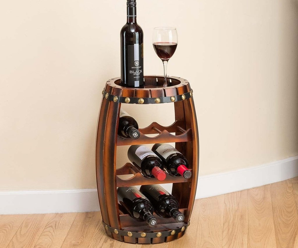 Как стильно хранить винные бутылки?