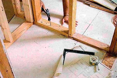 Как установить деревянный каркас под гипсокартон