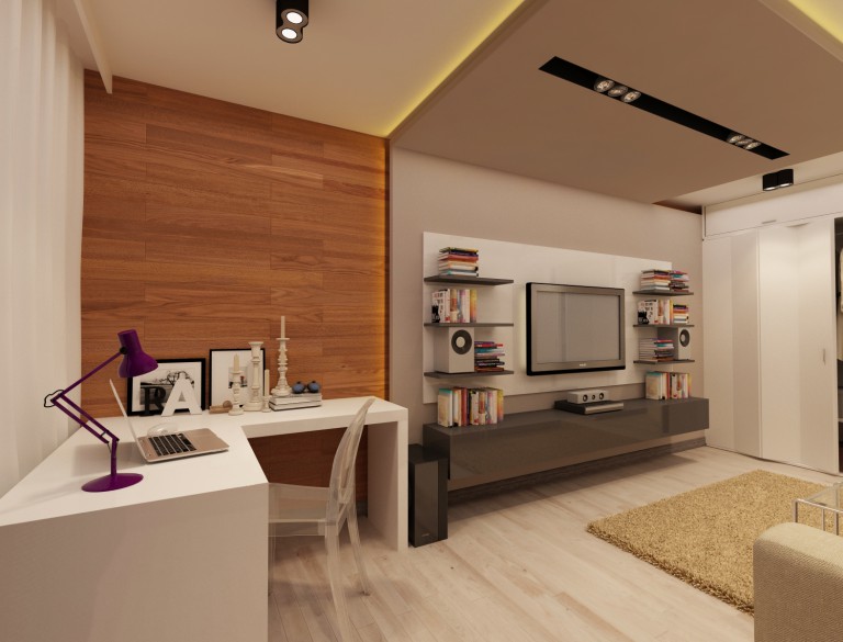 Дизайн гостиной с модульной мебелью