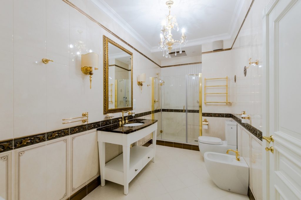 Дизайн интерьера ванной комнаты в классическом стиле: помощь в оформлении