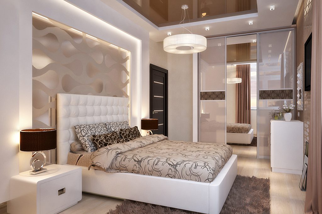 Дизайн спальни 13 кв м