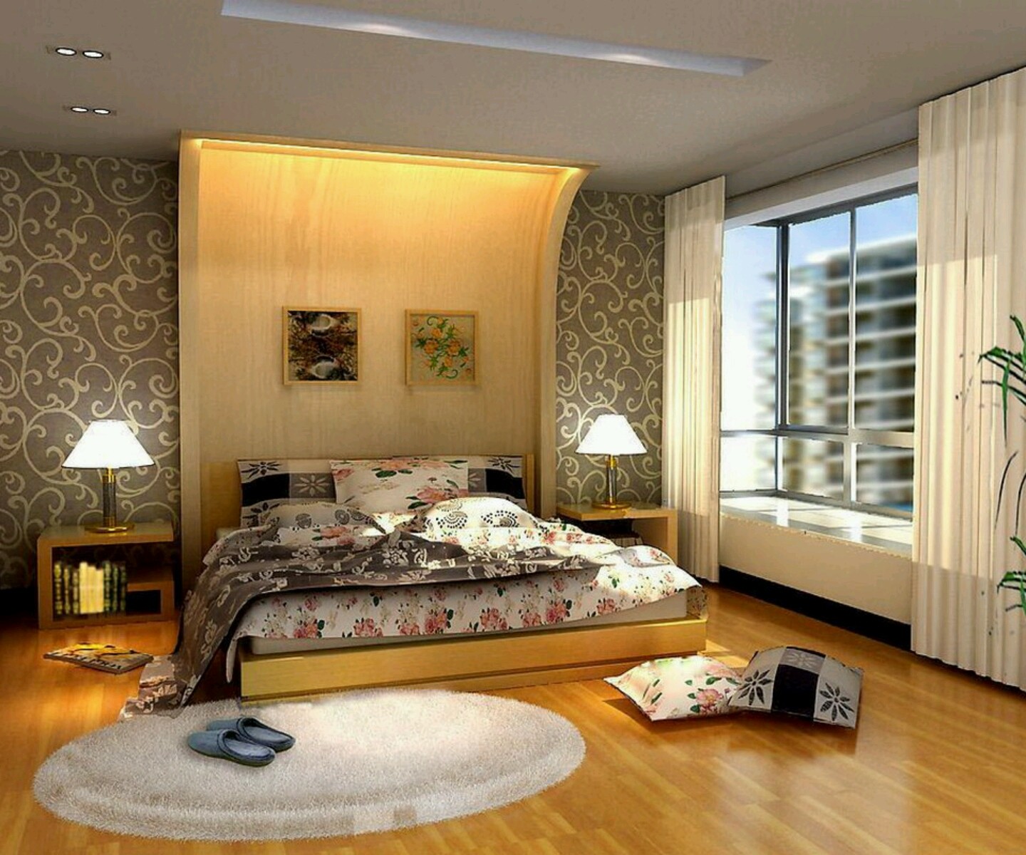 Ремонт в 2015 году. Интерьер спальни. Спальня в современном стиле. Дизайнерская спальня. Красивый интерьер спальни.