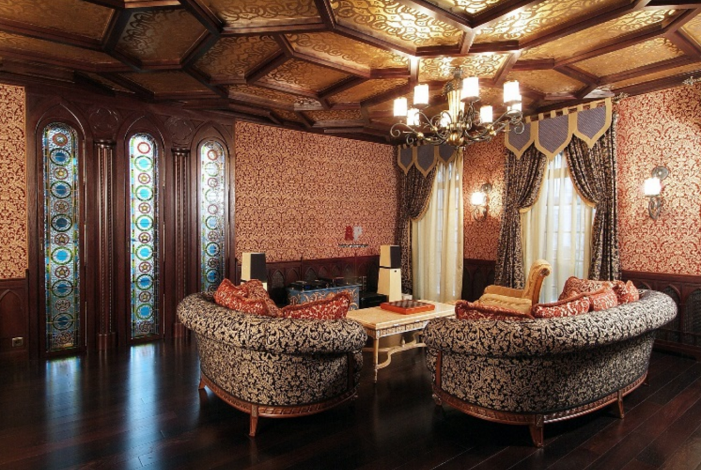 Роспись в интерьере арабского стиля
