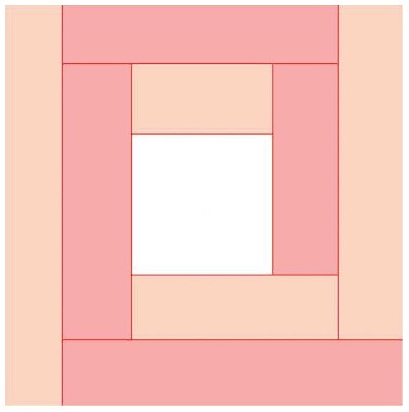 Схема пэчворк американский квадрат