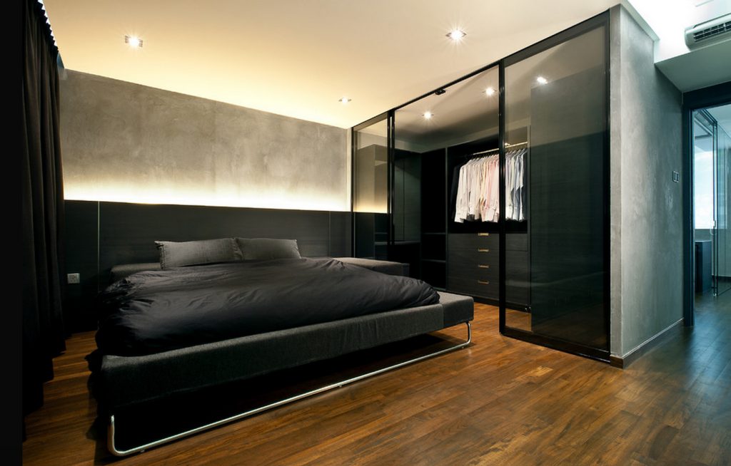 Спальня с гардеробной комнатой: фото дизайна и советы по оформлению