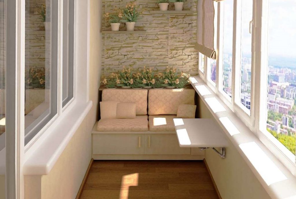 Оформление и отделка стен на балконе: возможные варианты и нестандартные решения