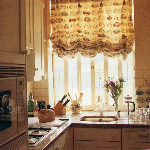 	Оригинальные занавески на кухню