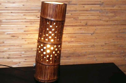 Изготовление светильников из бамбука своими руками