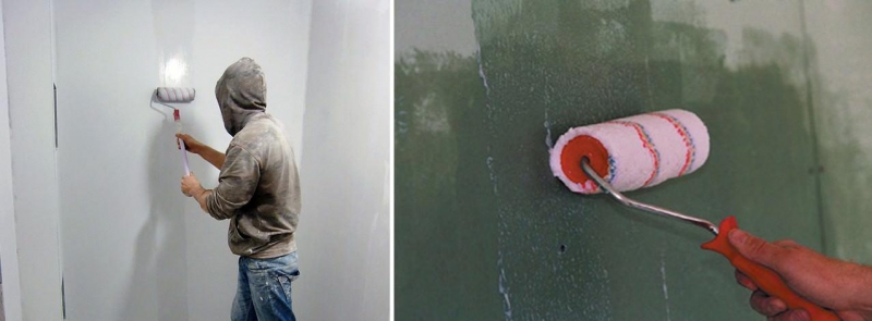 Грунтовка стен перед поклейкой обоев: нужно ли, сколько сохнет, чем и как нужно грунтовать гипсокартон, зачем, обязательно, фото, видео