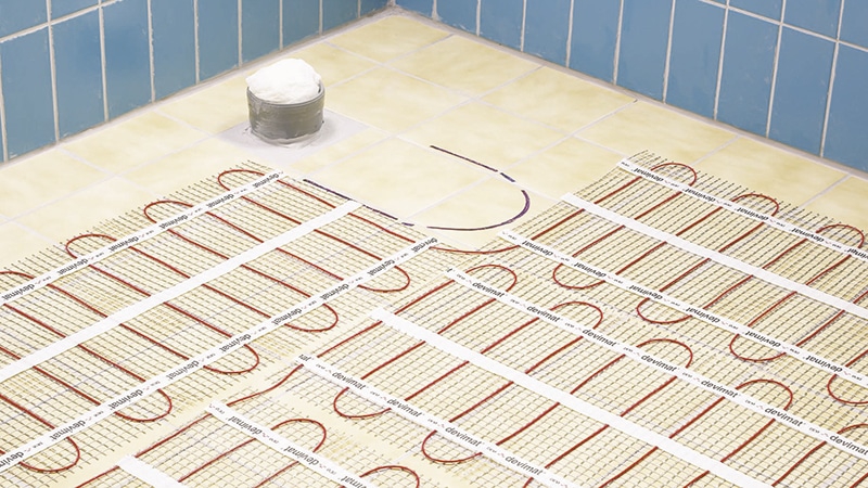 Электрический теплый пол под плитку: технология укладки плитки на теплый пол своими руками