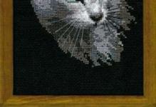 Вышивка крестом коты: кошки британские, наборы на крыше, рыжие и черные картинки, фото лунного ленивого кота