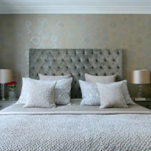 Дизайн спальни с серыми обоями: 70 лучших фото в интерьере