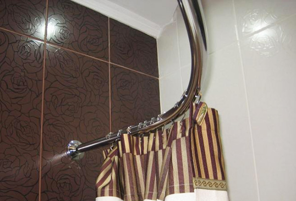 Штанга для шторки в ванную: виды, особенности, правила подбора