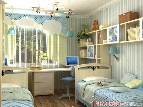 Дизайн интерьера комнаты для подростка мальчика. Фото интерьеров