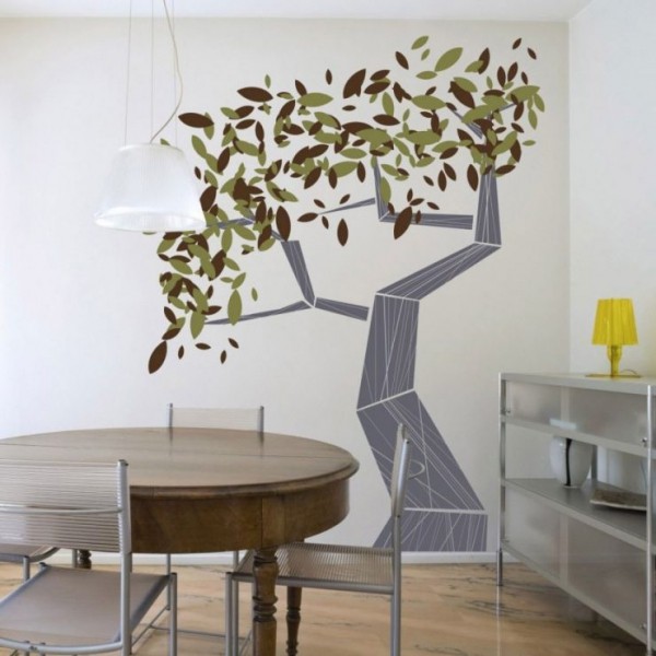 Декоративное дерево в интерьере - 75 фото вариантов дизайна