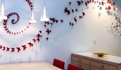 Бабочки на стене: декор своими руками