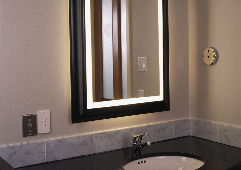Светильники для зеркала в ванной комнате