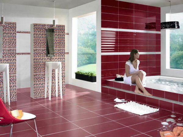 Как правильно подобрать декор плитки в ванной и отделать ее?
