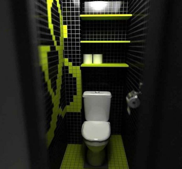 Дизайн туалета маленького размера