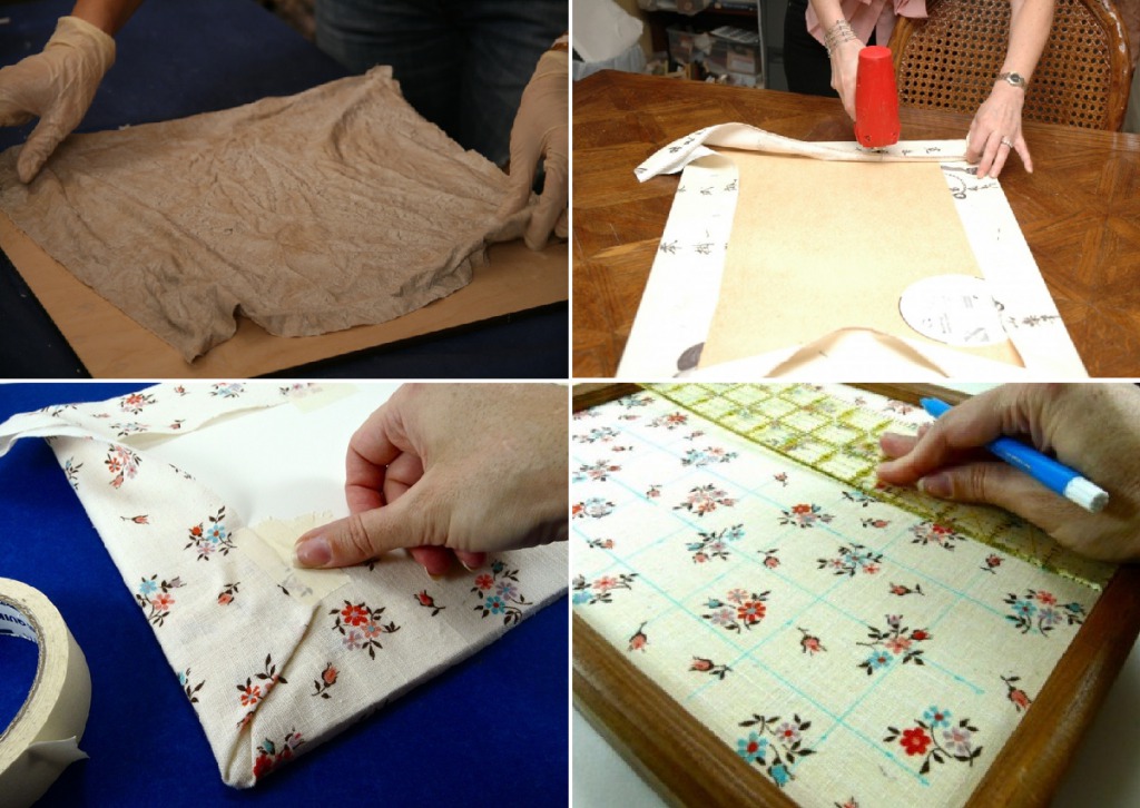 Как сделать основу для панно из ткани