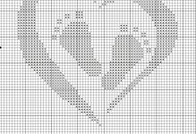 Схемы вышивки крестом черно-белые: бесплатный контур, скачать без регистрации, любовные картинки с парами
