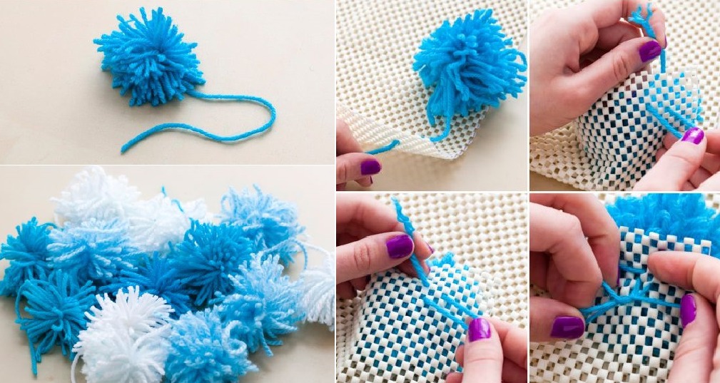 10 идей как сделать коврик своими руками