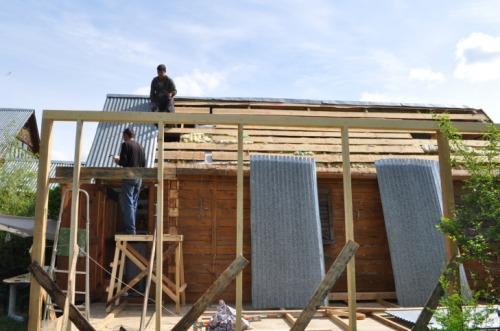 				Строим качественный деревянный каркасный гараж