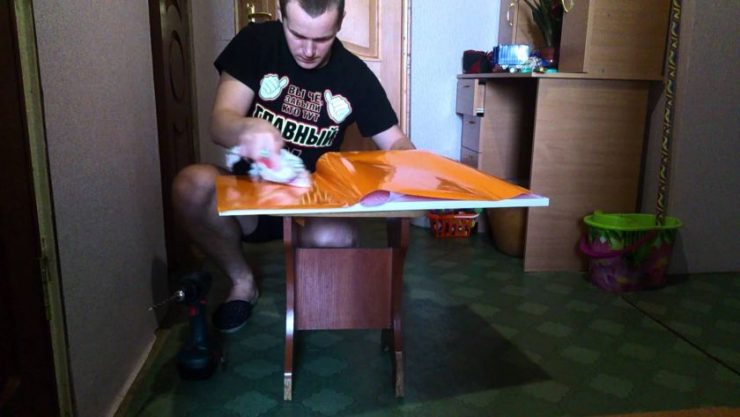Как обновить стол своими руками - инструкция с фото идейми