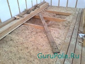 Утепление пола опилками: преимущества, особенности, способы монтажа Утепление пола опилками: преимущества, особенности, способы монтажа