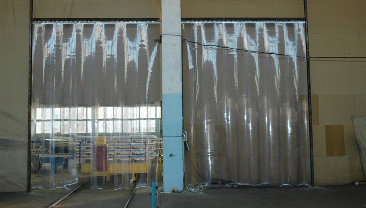 Где применяются прозрачные шторы из ПВХ