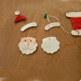 Аппликация "Дед мороз" своими руками: шаблоны для работы крючком