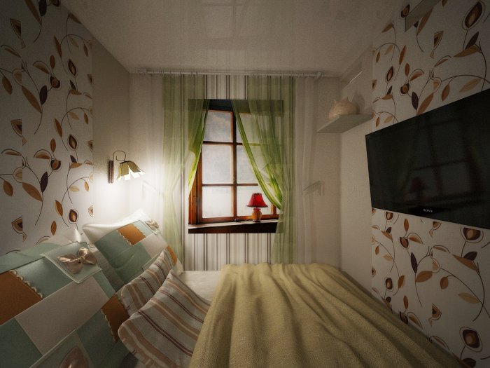 	Дизайн спальни без окна: варианты оформления, цветовые решения	
