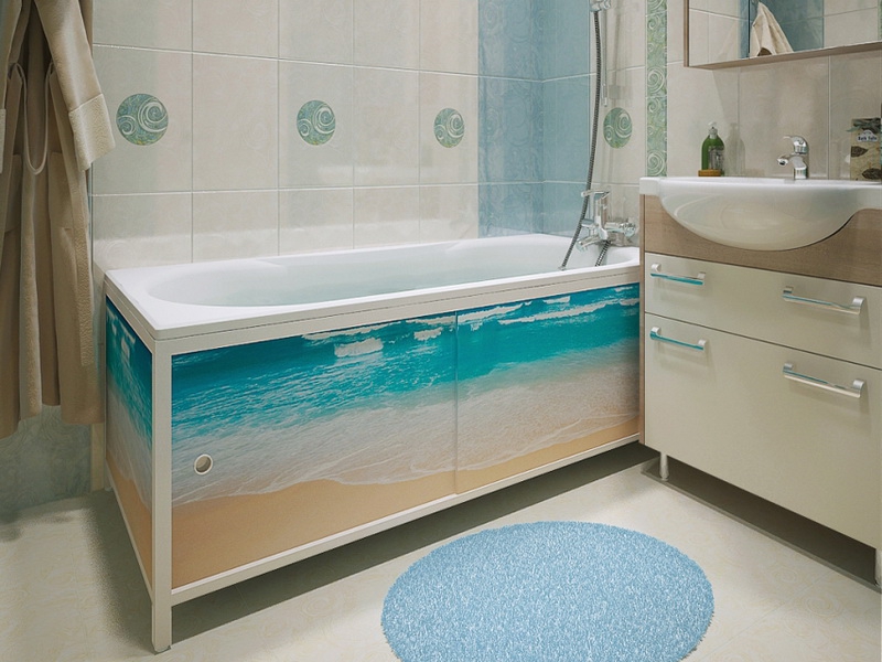 Экран под ванну – стильное и эффективное решение