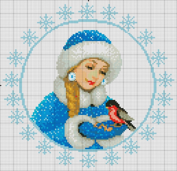 Схема новогодней вышивки крестом: петух и игрушки, маленькие миниатюры, сапожки и мотивы, дед Мороз на елку