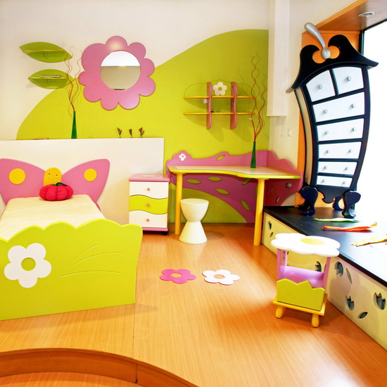 	Интерьер детской комнаты для девочки 5 лет