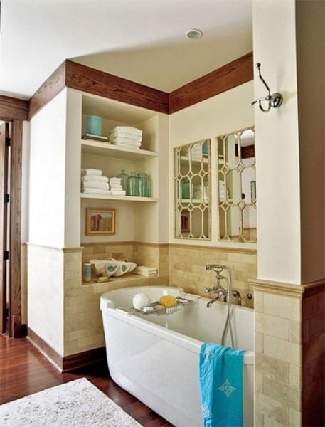 Полки в ванную комнату – оптимизируем пространство