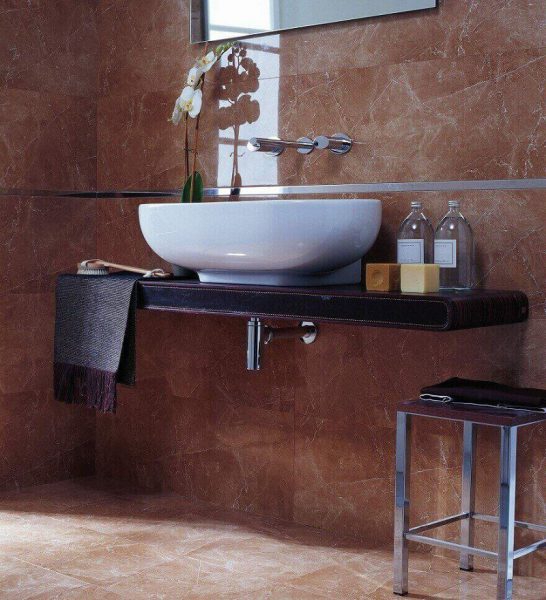 Мраморная плитка для ванной — советы по выбору