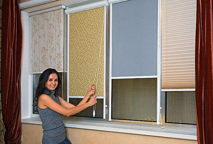 Самостоятельный монтаж рулонных штор на пластиковые окна