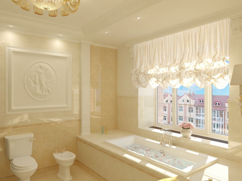 Дизайн ванной комнаты с окном – самые лучшие решения