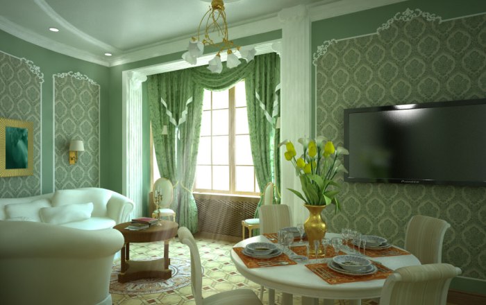  зеленого цвета для большой гостиной комнаты | Онлайн-журнал о .