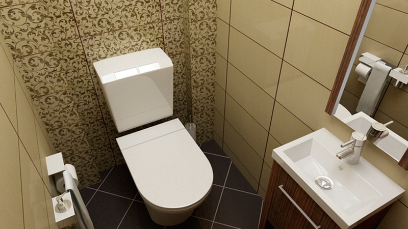 Туалет в хрущевке: дизайн и ремонт, фото идеи обустройства