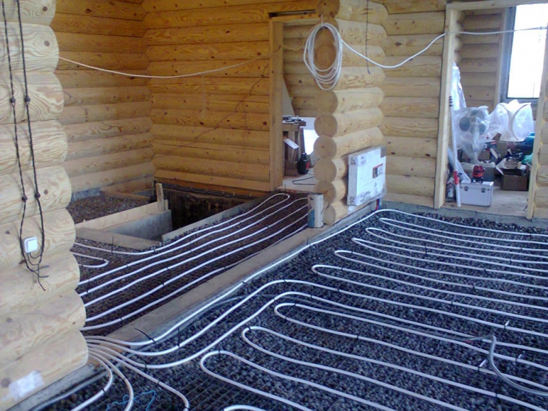 Теплый пол в деревянном доме: виды и загородное устройство, электрические с подогревом воздушным, частный дом
