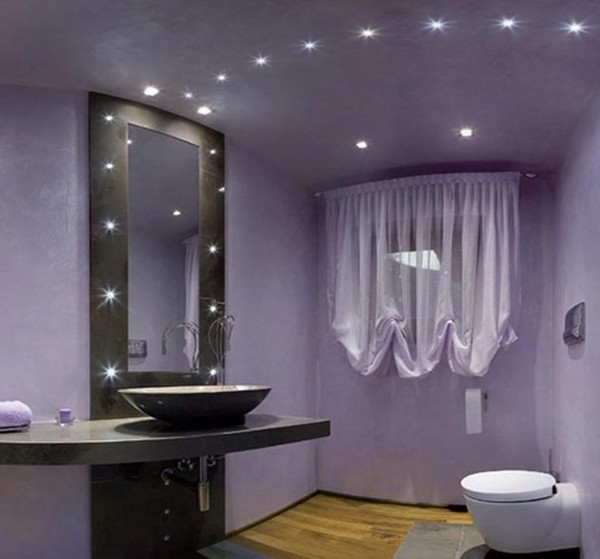 Освещение в ванной комнате – варианты и особенности проводки