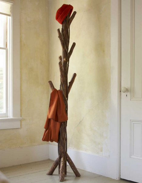 Деревянная вешалка своими руками (35 фото)
