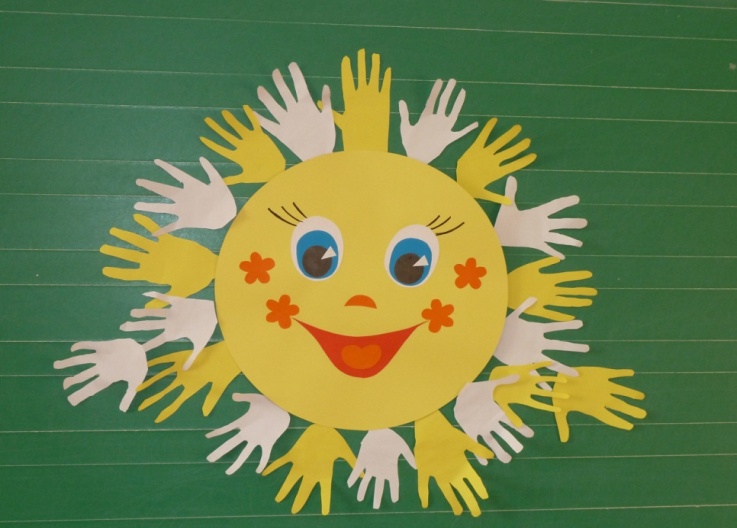 Солнышко своими руками из макарон для детского сада