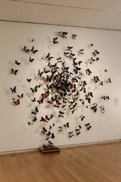 Бабочки на стенах своими руками: 3 идеи как и из чего их сделать